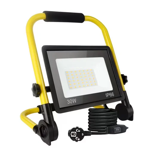OPHY LED Baustrahler tragbar aus Alu für Baustelle